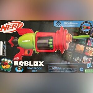 Nerf Roblox Spacelock Ray Blaster - Red and Green